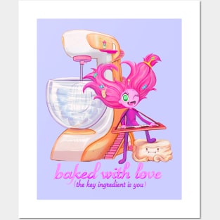 Baked with love, the Candy Queen Posters and Art